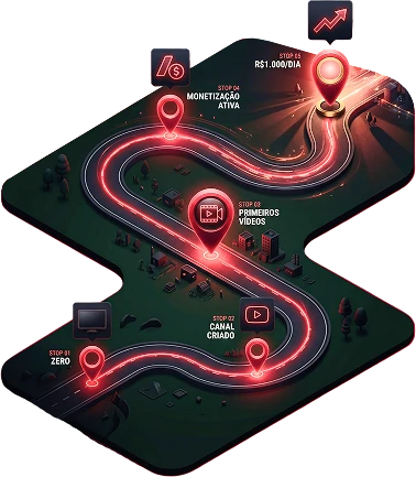 Mapa completo do curso